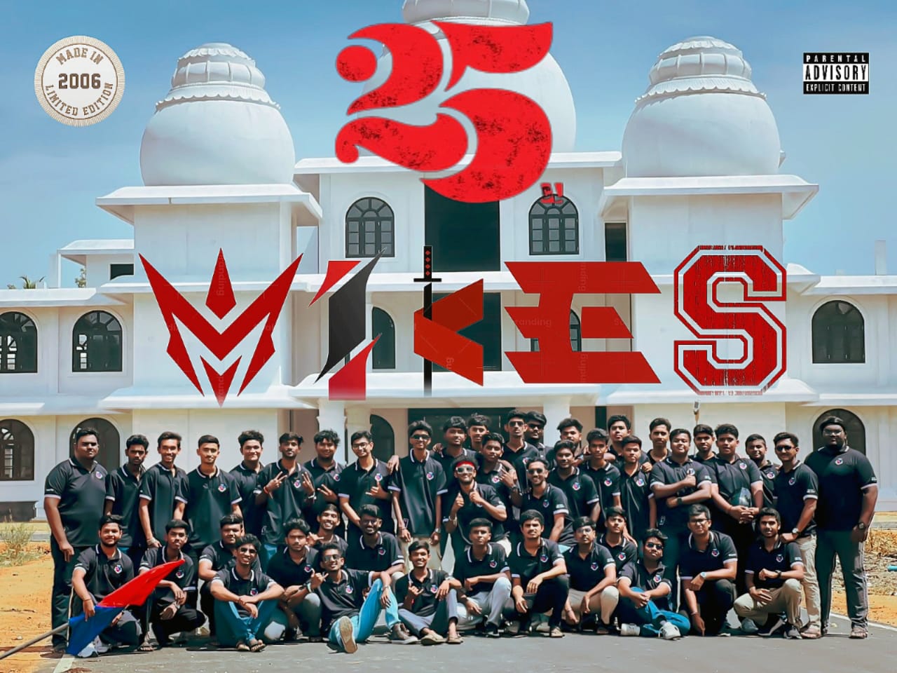 MKES 25th anniversary batch in custom black Mezzo polos with embroidered crest