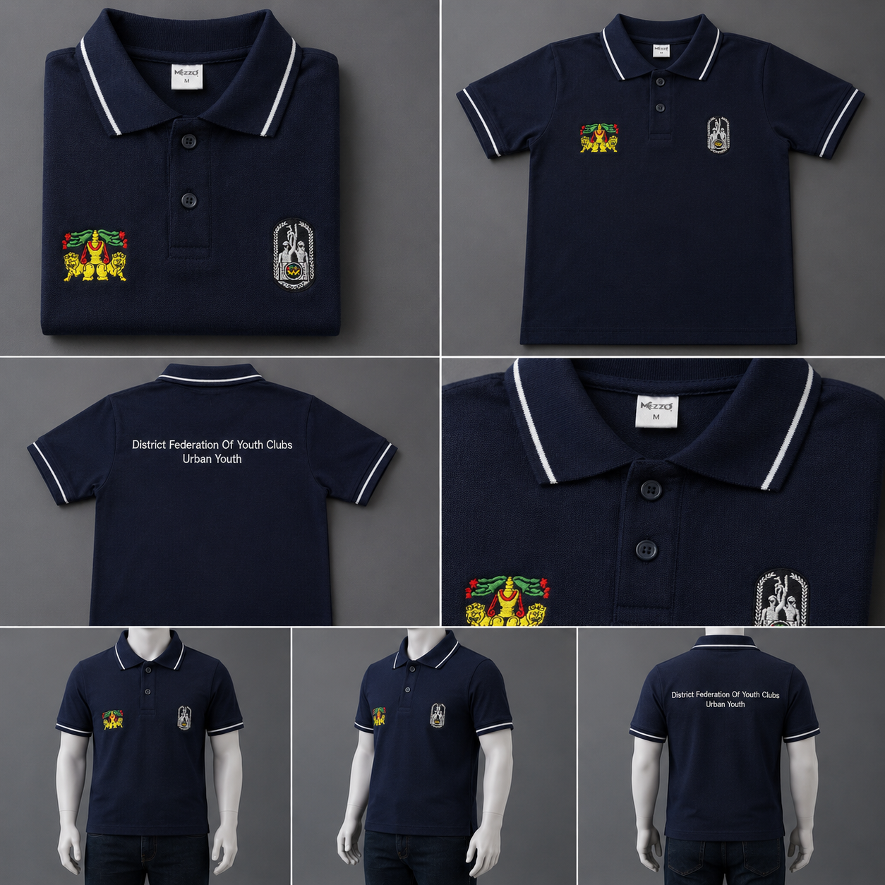Urban Youth navy polo