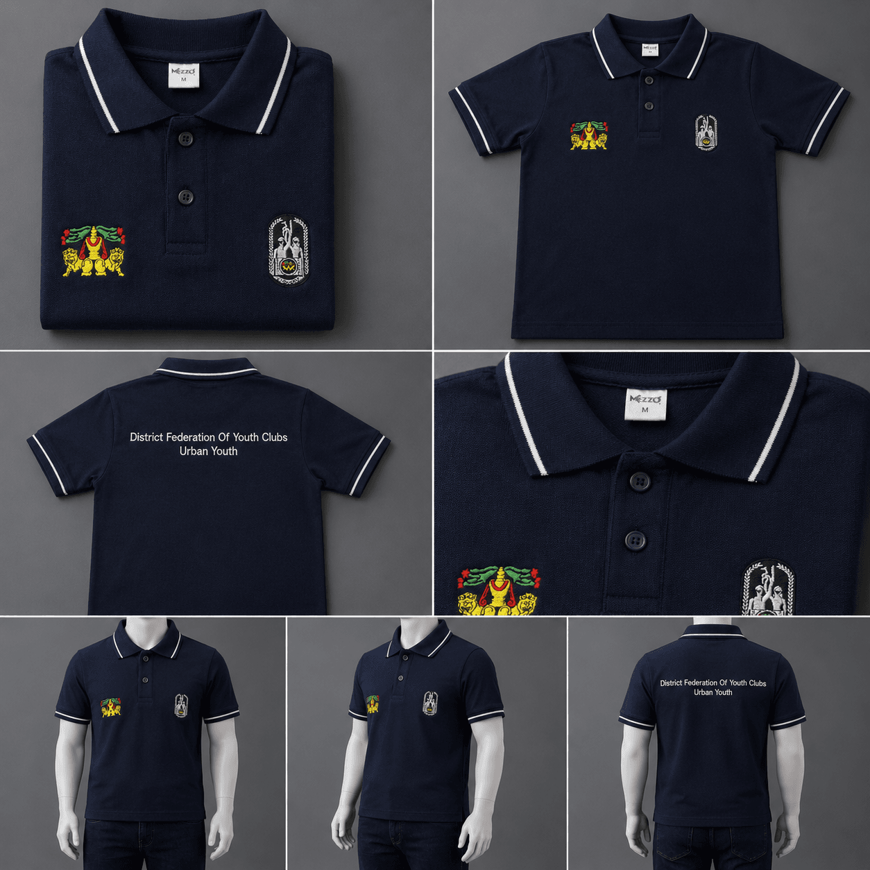 Urban Youth navy polo